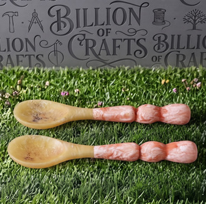 Ensemble de cuillères à salade en résine de qualité supérieure Billion Of Crafts, ustensiles de table, décoration de cuisine - Product Image 6