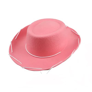 Sombrero de Vaquero de Moda en Poliéster/Algodón Beige con Banda Negra, Ala Ancha, Unisex, para Exteriores, Cuatro Estaciones, Casual, Talla Adulto 56-58CM - Product Image 1