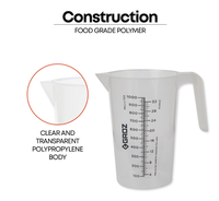 Jugs de mesure manuels pratiques avec transfert de liquide ultra-précis, capacité de 1000 ml pour applications aérospatiales