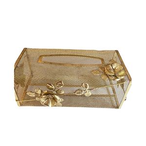 Modern Stainless Steel Custom Logo Durable Tabletop Storage <b>Box</b> for Home Restaurant Wedding Decor <b>Tissue</b> & Napkin Container - Product Image 1