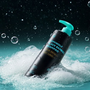 [TOMIWOLF] <b>Black</b> Bamboo <b>Shampoo</b> Korean Cosmetics Menthol Cooling Daily <b>Hair</b> Care Salon <b>Hair</b> Care <b>Shampoo</b> - Product Image 2