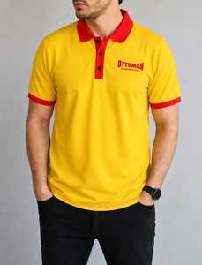 เสื้อโปโลคลาสสิกยูนิเซ็กซ์ของออตโตมัน คอร์ปอเรชั่น ปรับแต่งสีได้ พิมพ์โลโก้ แขนสั้น เนื้อผ้าระบายอากาศได้ดี คุณภาพสูง - Product Image 1