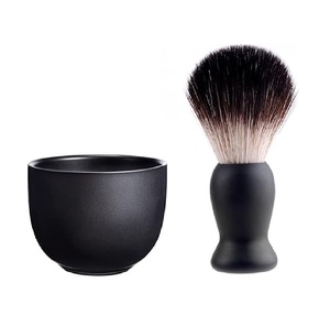 Maclura Black Metal Shaving Brush Stand with Adjustable <b>Clamp</b> and Circular Base - Product Image 4