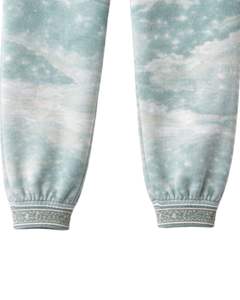 Ensemble sweat-shirt et jogging personnalisé vert menthe imprimé pour femme, en molleton doux, ensemble décontracté, sweat-shirt et pantalon, vêtements d'hiver - Product Image 5