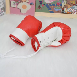 Custom Logo Mini Boxing Gloves <b>Car</b> Hanging <b>Ornament</b> Made of Leather, Promotional Gift Item For Advertising And Sports Branding - Product Image 6