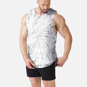 Camiseta sin Mangas para Hombre, Ajustada, Tejida, Transpirable, Elástica, para Fitness, Culturismo, Verano, Estilo Casual Urbano - Product Image 2