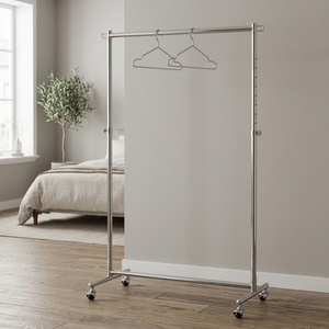 Estante de ropa portátil moderno OEM para el hogar al por mayor, doble nivel del fabricante de almacenamiento doméstico de Taiwán para uso en guardarropa - Product Image 1