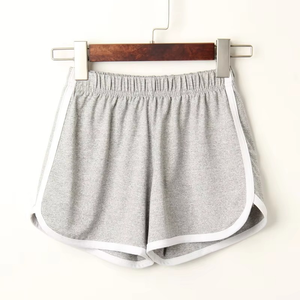 Shorts de sport pour femmes, personnalisés, effet galbant, couleurs acidulées, sexy, décontractés, amincissants, pour l'été, le yoga et l'entraînement, en tricot, lot de 2 pièces, motif uni - Product Image 2