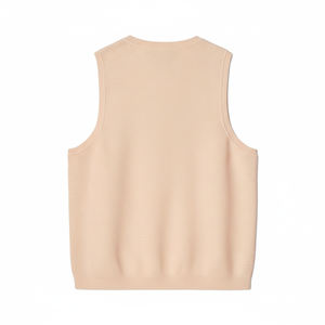 เสื้อกั๊กไหมพรมทรงเข้ารูปแบบสลิมฟิต แขนกุด คอกลม สวมใส่สบายสำหรับผู้ชาย ผลิตจากโพลีเอสเตอร์ ระบายอากาศได้ดี แห้งเร็ว รุ่นขายดีประจำปี 2026 - Product Image 2