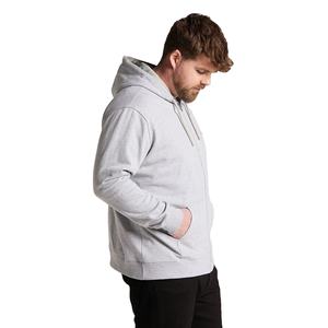 Zipper Up Hoodies 320 GSM poids lourd épais coton polaire hommes vêtements sweat Logo personnalisé à capuche manches longues - Product Image 4