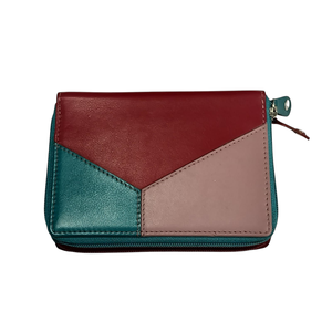 Cartera de Cuero Vacuno Multicolor Premium para Mujer, Diseño Práctico para Uso Diario con Acabado Duradero - WI 069 - Product Image 1