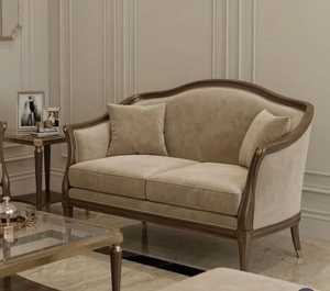 Victorian Style Hand Curved Living Room Sofa Set Furniture Royal Classic Sofa Set Antique Sofa set Fiber Upholstered Sofa Set - Product Image 2