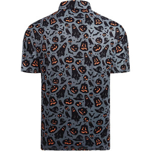 Camiseta de Golf para Hombre con Estampado de Panal de Abeja, Diseño Hexagonal, Estilo Deportivo, Rendimiento Atlético, Cuello Tipo Polo - Product Image 2