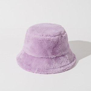Faux Fur Bucket Hat for Women Warm <b>Winter</b> Plush Fully Fisherman <b>Cap</b> - Product Image 3