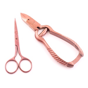 Beauty <b>trimming</b> scissor for eyebrows chin hair pure steel jaws to <b>remove</b> cuticles unique design nipper cutter - Product Image 1