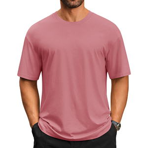 เสื้อยืดผู้ชายทรงหลวมใส่สบายสไตล์สตรีทแวร์ลำลองผ้าฝ้ายระบายอากาศแห้งเร็วสำหรับฤดูร้อน ขนาดสั่งทำได้ - Product Image 1