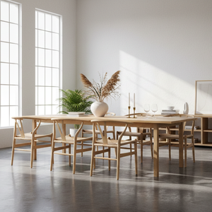 Chaise de salle à manger minimaliste Derry en teck de haute qualité, résistante à l'eau, avec assise en corde naturelle, pour hôtel et appartement - Product Image 6