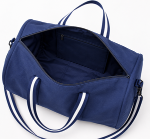 Bolsa de lona de tela reciclada Compass diseñada para viajes y deportes, con amplio espacio, fácil agarre y comodidad diaria. - Product Image 6