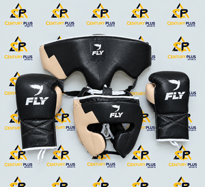 Juego de Guantes de Boxeo de Piel Fly de Diseño Profesional RTS, Protector de Cabeza y Entrepierna, Transpirable, Duradero, Multicolor - Product Image 1
