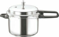 Casserole à pression en alliage d'aluminium de qualité supérieure, 7,5 litres, poignée en bakélite indienne, épaisseur 4,0 mm, compatible avec les cuisinières à gaz, écologique