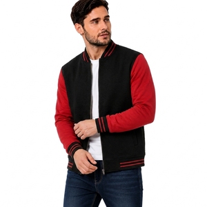 Premium Blank Bomber <b>Jacket</b> OEM ODM Private Label Cotton Fleece <b>Zip</b> <b>Up</b> <b>Jacket</b> Manufacturer - Product Image 4