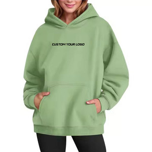 Sudadera con Capucha Wearpex, Nueva Moda para Mujer, Talla Grande, Holgada, Manga Larga, Lavado Ácido, Bordado, 100% Algodón, Estilo Urbano, Cálida y Ecológica - Product Image 1