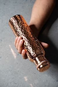 Premium Pure Copper Double Wall <b>Water</b> <b>Bottle</b> Mug Set | American Style Ayurvedic Drinkware for Kitchen Tabletop | Wholesale India - Product Image 6