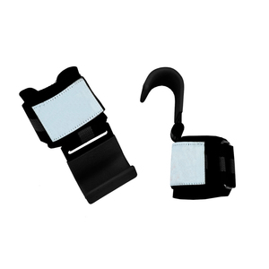 Professional Custom Gym <b>Training</b> <b>Weight</b> Lifting Straps Newest Model Rubber Steel Wrist Hooks Fitness Exercise Weightlifting - Product Image 5