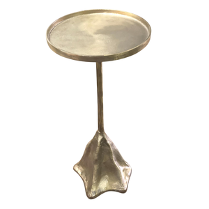 Table d'appoint vintage en métal de style moulé, qualité durable, pour la maison ou l'hôtel, meuble de salon avec élégante table centrale d'angle - Product Image 6