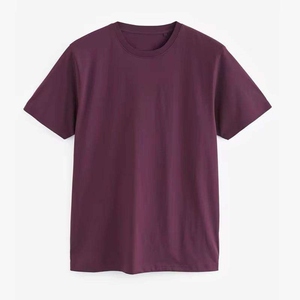 เสื้อยืดคอตตอนเจอร์ซีย์ CVC 19 สี ขายส่ง ลายพื้นเรียบ ย้อมสี รับสั่งพิมพ์ลาย สีขาว ดำ น้ำเงิน เสื้อเปล่า ไซส์ใหญ่ สำหรับผู้ชาย - Product Image 5