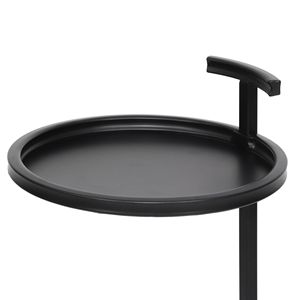 Portable Metal <b>Round</b> <b>Bar</b> <b>Table</b> 12"D X 23.5"H End <b>Table</b> - Product Image 3