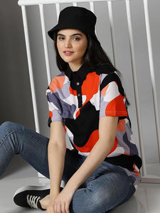 Chemise Formelle Femme Personnalisée à Manches Courtes Respirante avec Logo Imprimé, Coupe Ajustée, 100% Coton Compressé, Qualité Supérieure - Product Image 5