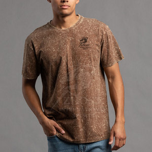 Vêtements de mode haute performance, légers, confortables, design tendance, t-shirts pour hommes effet délavé pour un style de vie urbain actif. - Product Image 3