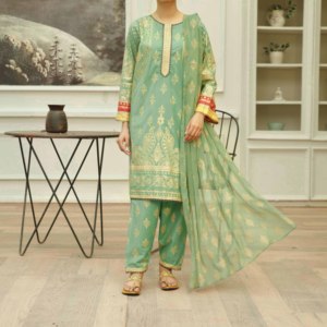 Ensemble Cambric sérigraphié 3 pièces pour femme PS4923 - Product Image 4