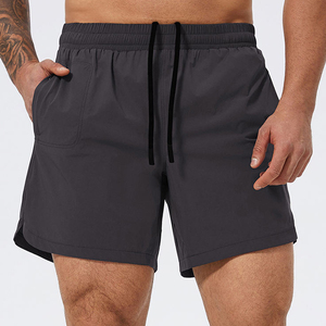 Logo personnalisé, 5 pouces, 100% polyester, imperméable, écologique, séchage rapide, tissu Oxford, uni, cristal, décontracté, luxe, mode, vêtements de sport pour hommes - Product Image 4