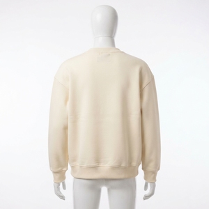 Sweat-shirt oversize à col rond pour homme, style décontracté, manches longues, minimaliste, brodé, streetwear - Product Image 3