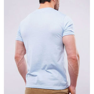 T-shirt en coton tricoté de qualité supérieure, coupe classique, nouvelle collection, pour homme, prix abordable, personnalisable. - Product Image 3