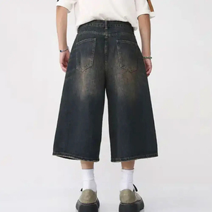Pantalones Cortos de Mezclilla para Hombre a Precio de Fábrica, Cintura Alta, Cómodos, Personalizados, Casuales, Transpirables, de Secado Rápido y Ecológicos - Product Image 3