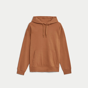 เสื้อฮู้ดดี้ผู้ชายน้ำหนักเบา บริการ OEM ผลิตตามสั่ง ระบายอากาศได้ดี ผ้าคอตตอนผสม ไซส์ใหญ่พิเศษ ผ้าฟลีซสำหรับฤดูหนาว มีจำหน่ายแล้ว - Product Image 2