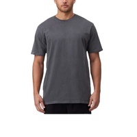 Nouvelle Arrivée T-shirts Homme Col Rond en Coton Tricoté Lourd 100% Coton de Haute Qualité Personnalisables Respirants Grandes Tailles Vierge à l'Avant