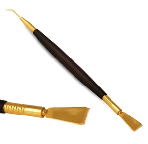 Outils de rehaussement de cils en acier inoxydable à double extrémité 45 degrés, peigne séparateur de cils à pointe lisse, 15 cm, durable et de précision - Product Image 6