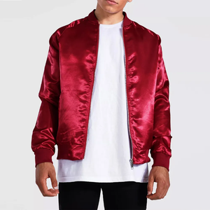 Blouson bomber léger et respirant pour homme, avec logo personnalisé imprimé, nouveau design, fermeture éclair, manches longues, col montant - Product Image 1