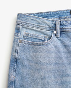 Pantalones de mezclilla largos para hombre, estilo Vietnam, corte ajustado, cintura media, cierre de cremallera, formales, transpirables, anti-bolitas, antiestáticos - Product Image 6