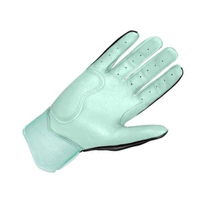 Gants de frappe en cuir noir et vert menthe avec fermeture auto-agrippante, unisexes, pour adultes, durables et ambidextres - Product Image 5