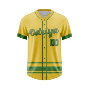 Camiseta de Béisbol Profesional Personalizada, Transpirable, Cuello en V, Manga Corta, Último Diseño, Impresión de Alta Calidad, Secado Rápido, 100% Deportiva - Product Image 1