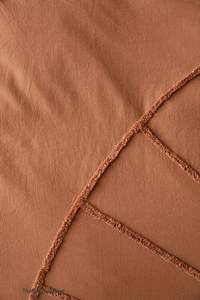 Parure de lit 3 pièces en coton 100% 300TC, écologique, luxe rustique, marron, style indien fait main, douce et classique pour la maison - Product Image 5