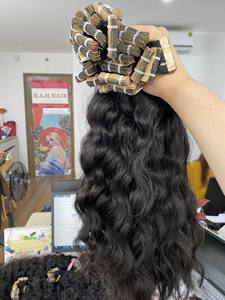 100% vierge cuticule alignée cambodgien et vietnamien ruban Ins vagues Remy Extensions de cheveux perruques faisceaux Option option brute - Product Image 4