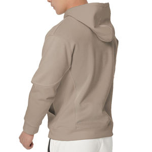 Sweat à capuche pour homme avec empiècements contrastants, en molleton épais de qualité supérieure, mélange de coton, style streetwear décontracté et polyvalent pour le quotidien - Product Image 5