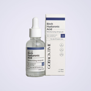 Sérum visage coréen K-Beauty Gobaektaim Jajaknamu à l'acide hyaluronique, ampoule hydratante, fabriqué en Corée, 50 ml - Product Image 2