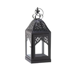 Farol Colgante Negro Hecho a Mano para Jardín y Interiores, Estilo Antiguo, Personalizable en Tamaño y Forma - Product Image 1